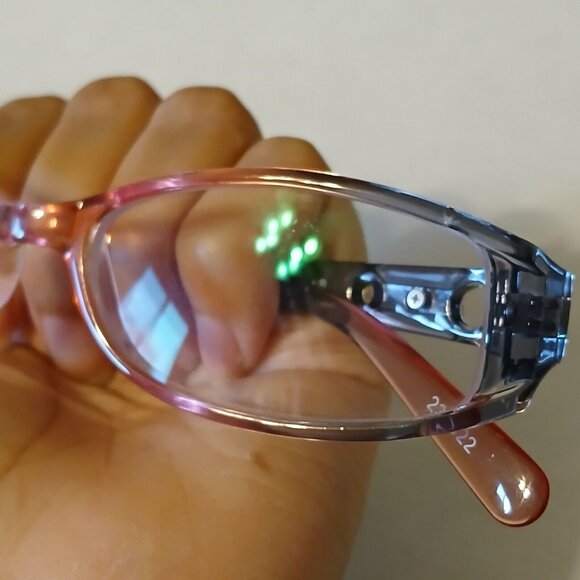 Zenni Women's Multicolor Pink Rectangular Eyeglasses Frames 51-18-135mm 232622 - Picture 9 of 11